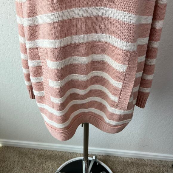 St Johns Bay Striped Pullover Sweater size 0X Pink White Preppy - Picture 8 of 8